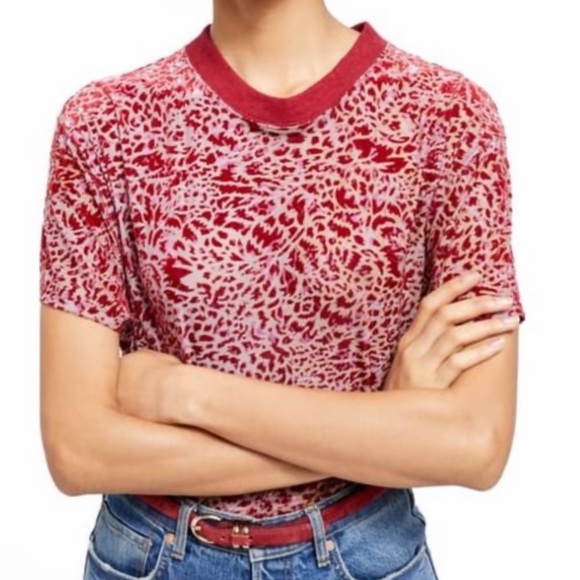 Free People (We The Free ) Velour Top Size Medium - Picture 1 of 15